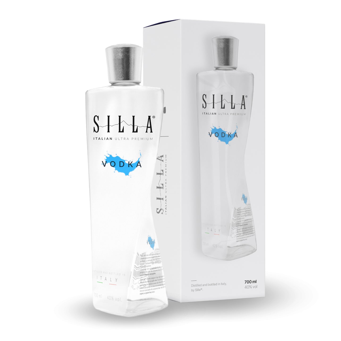 Водка Силла в футляре.